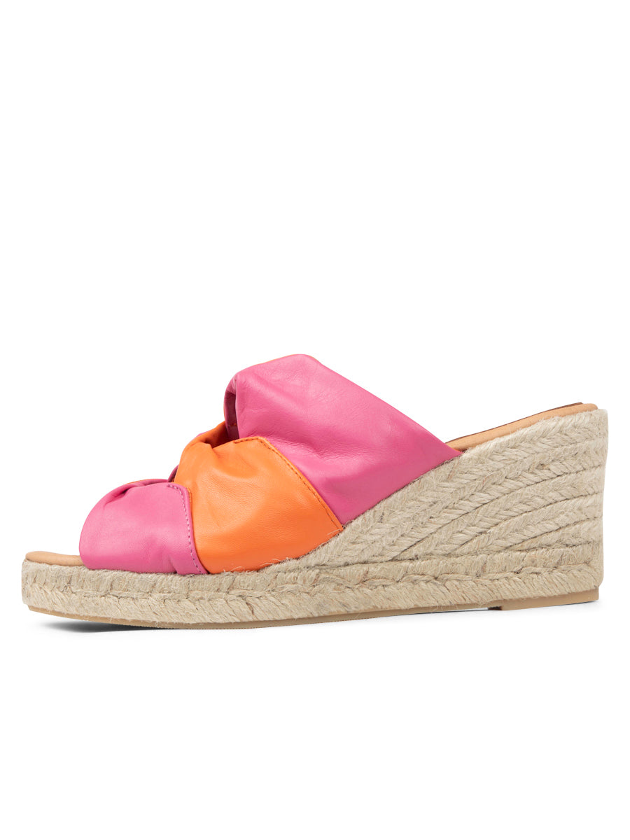 Ginger Twisted Leather Espadrille