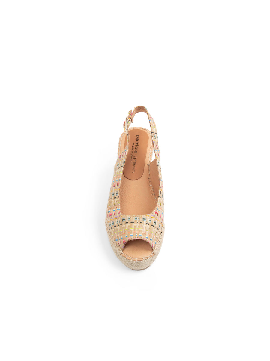 Peyton Peep Toe Slingback Espadrille