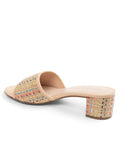 Harper Raffia Block Heel Sandal