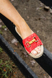 Veronica Quilted Flat Espadrille