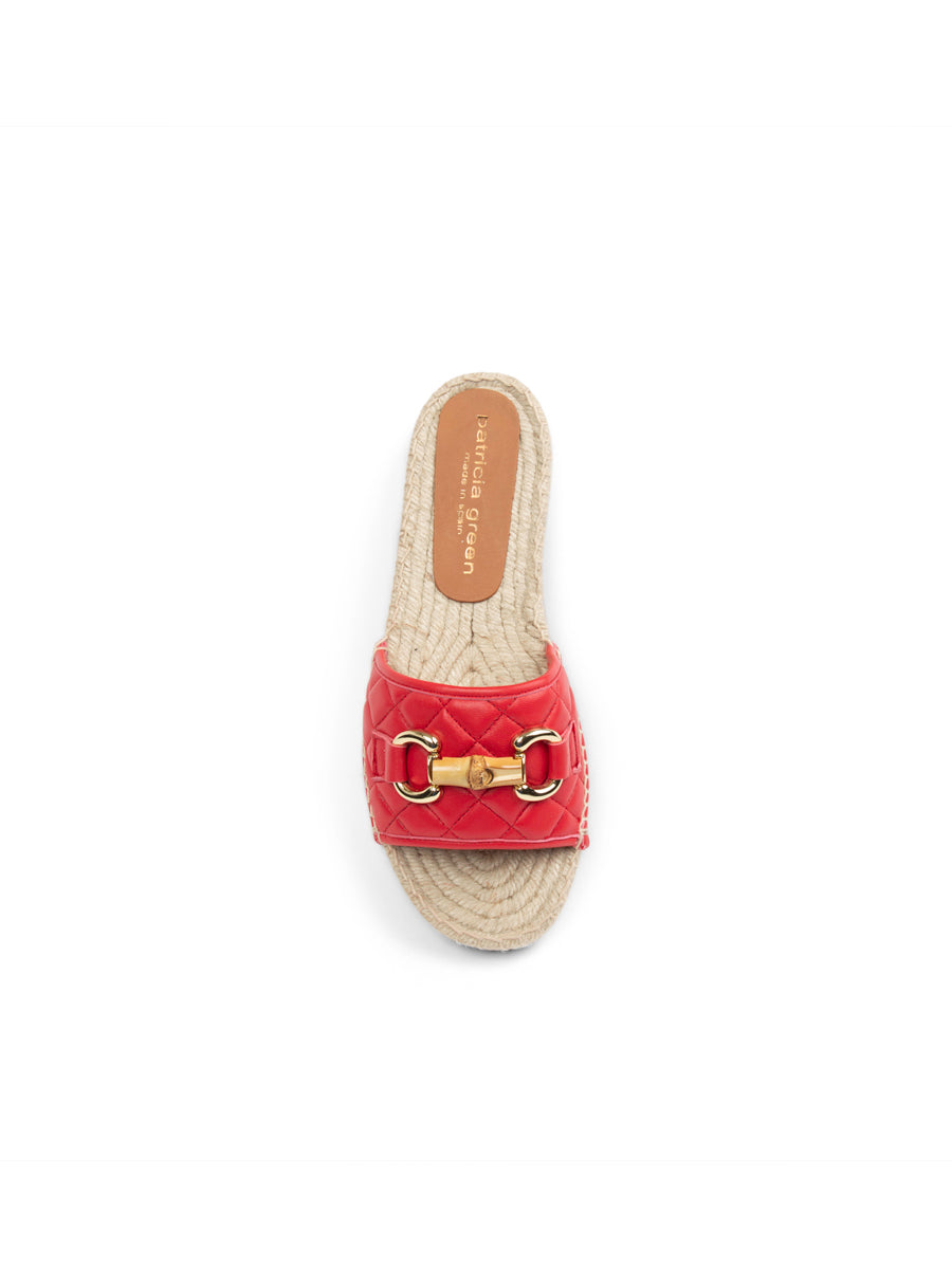 Veronica Quilted Flat Espadrille