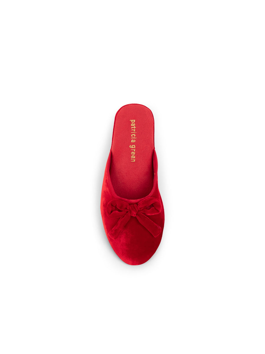 Bardot Velvet Slip-On Slipper