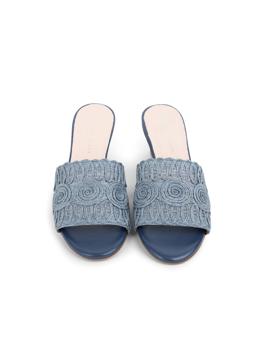 Siesta Swirled Raffia Wedge