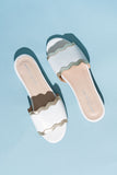 Emma Scalloped Flat Sandal