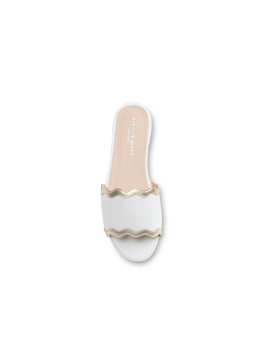 Emma Scalloped Flat Sandal