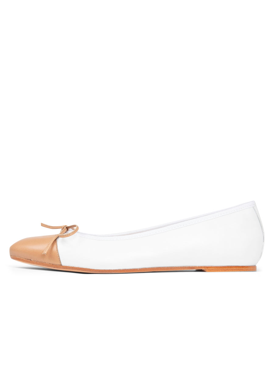 Tropez Cap Toe Ballet Flat