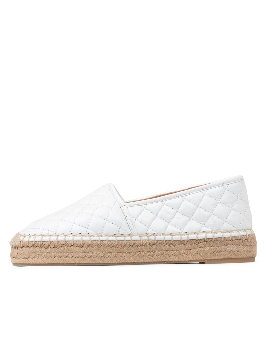 Abigail Quilted Slip on Espadrille