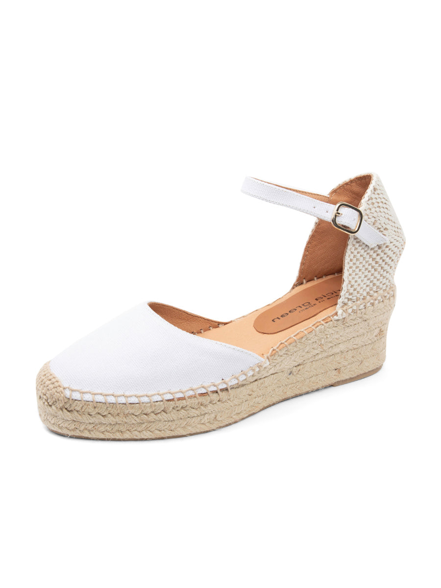 Leon Closed Toe Espadrille with Buckle Strap