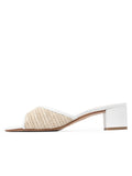 Sienna Raffia Block Heel