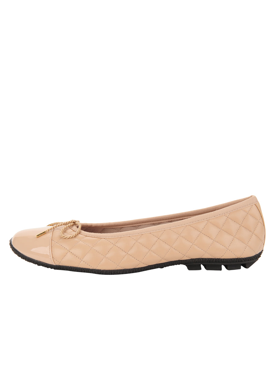 Cozy Quilted Leather Ballet Flat