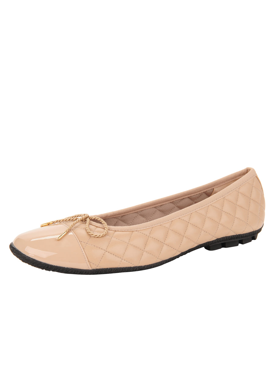 Cozy Quilted Leather Ballet Flat