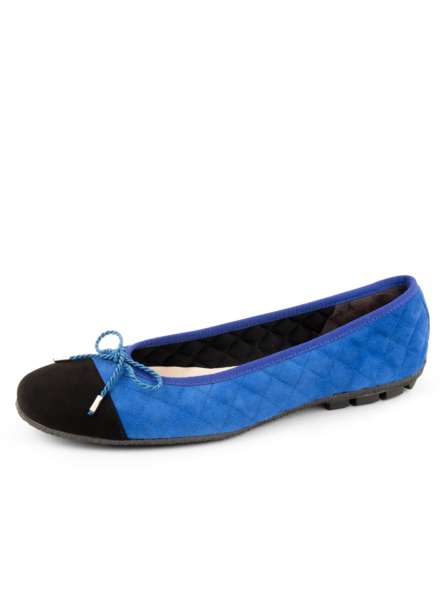 COZY QUILTED LEATHER BALLET FLAT