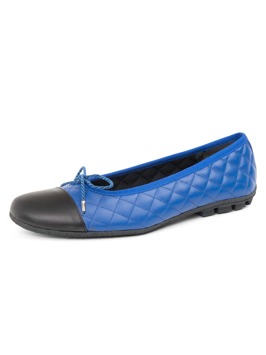 Cozy Quilted Leather Ballet Flat