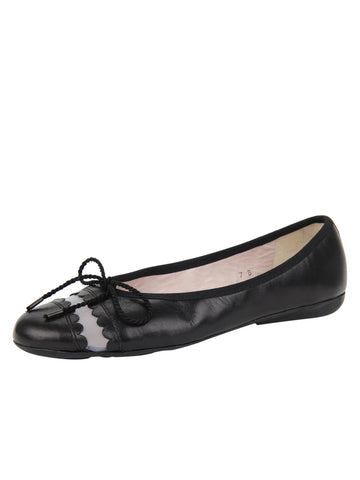 Burg Leather Ballet Flat