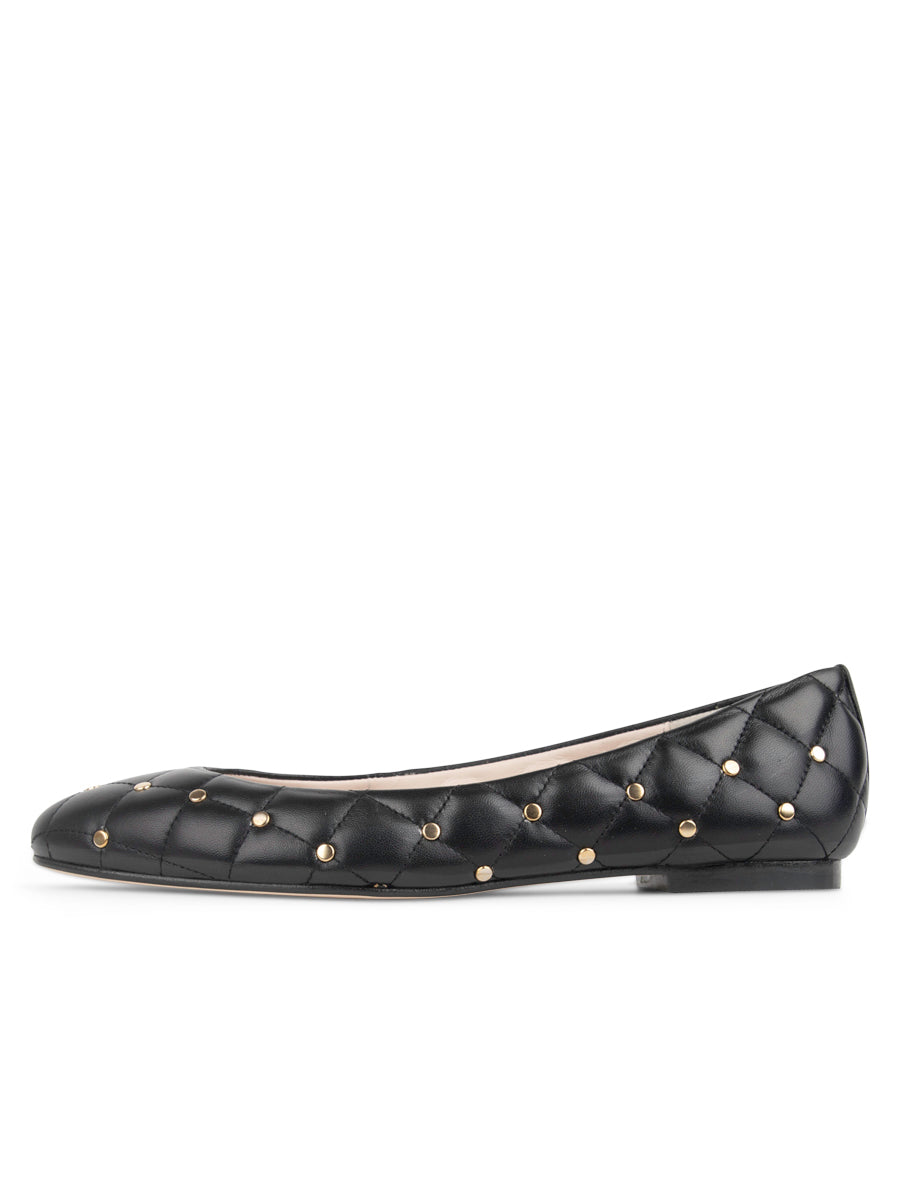 Madison Quilted Leather Ballet Flat