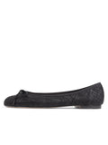 Bingo Textured Leather Ballet Flat