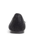 Bingo Textured Leather Ballet Flat