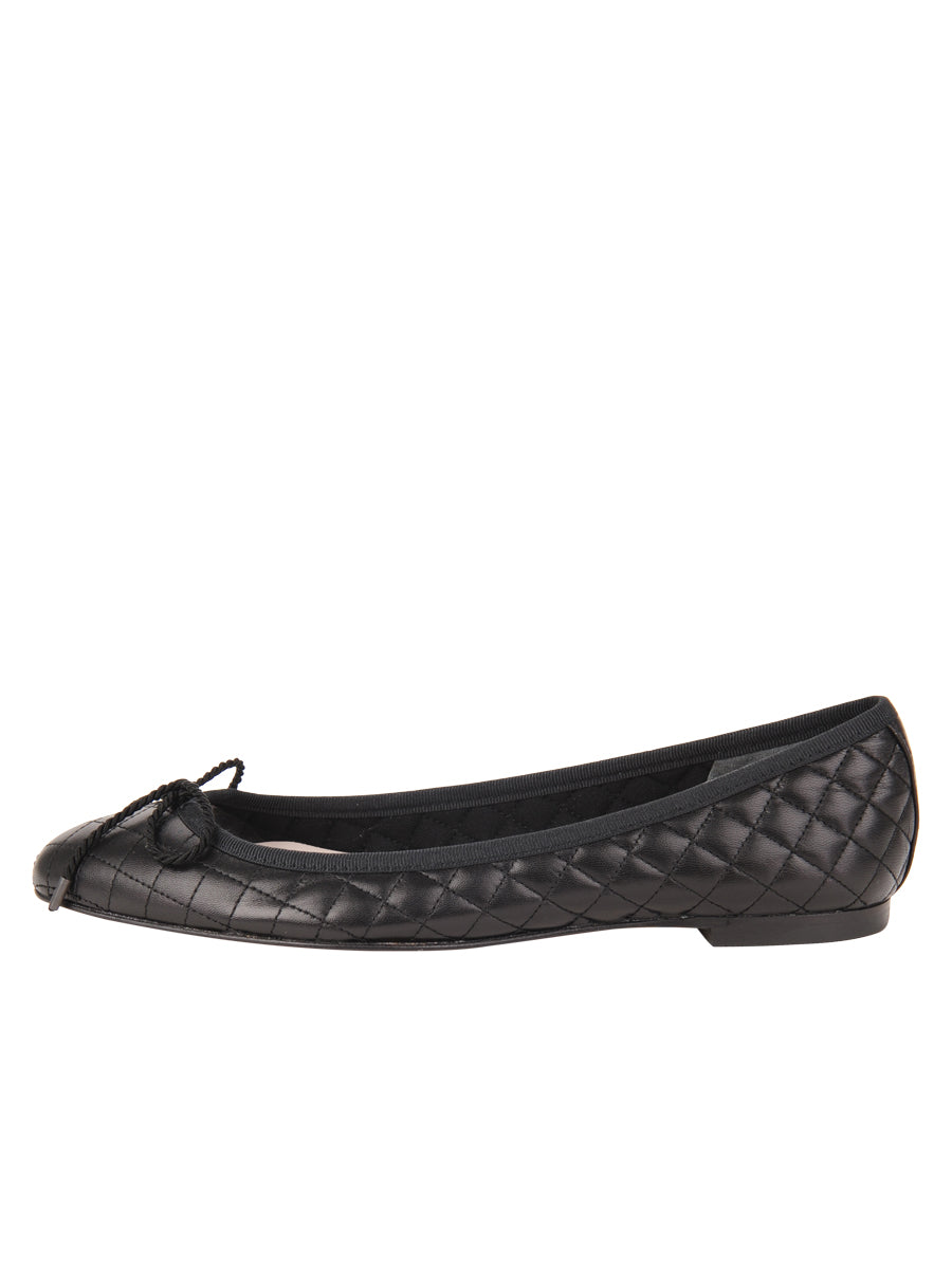 Lido Quilted Leather Ballet Flat