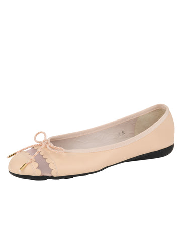 Burg Leather Ballet Flat