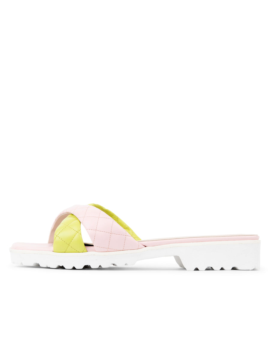 Pop Criss-Cross Lug Sole Sandal