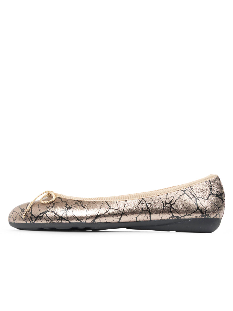 Bingo Printed Leather Ballet Flat