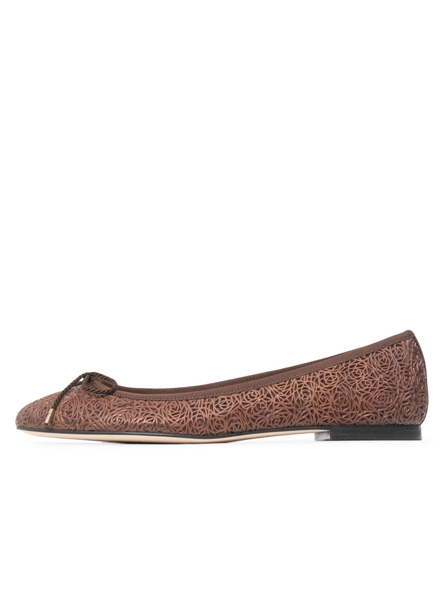 Luxe Laser Cut Ballet Flat