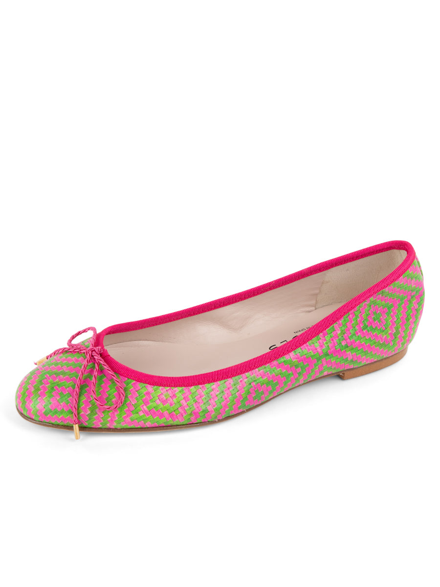 Luxe Geometric Ballet Flat