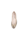 Luxe Snake Ballet Flat