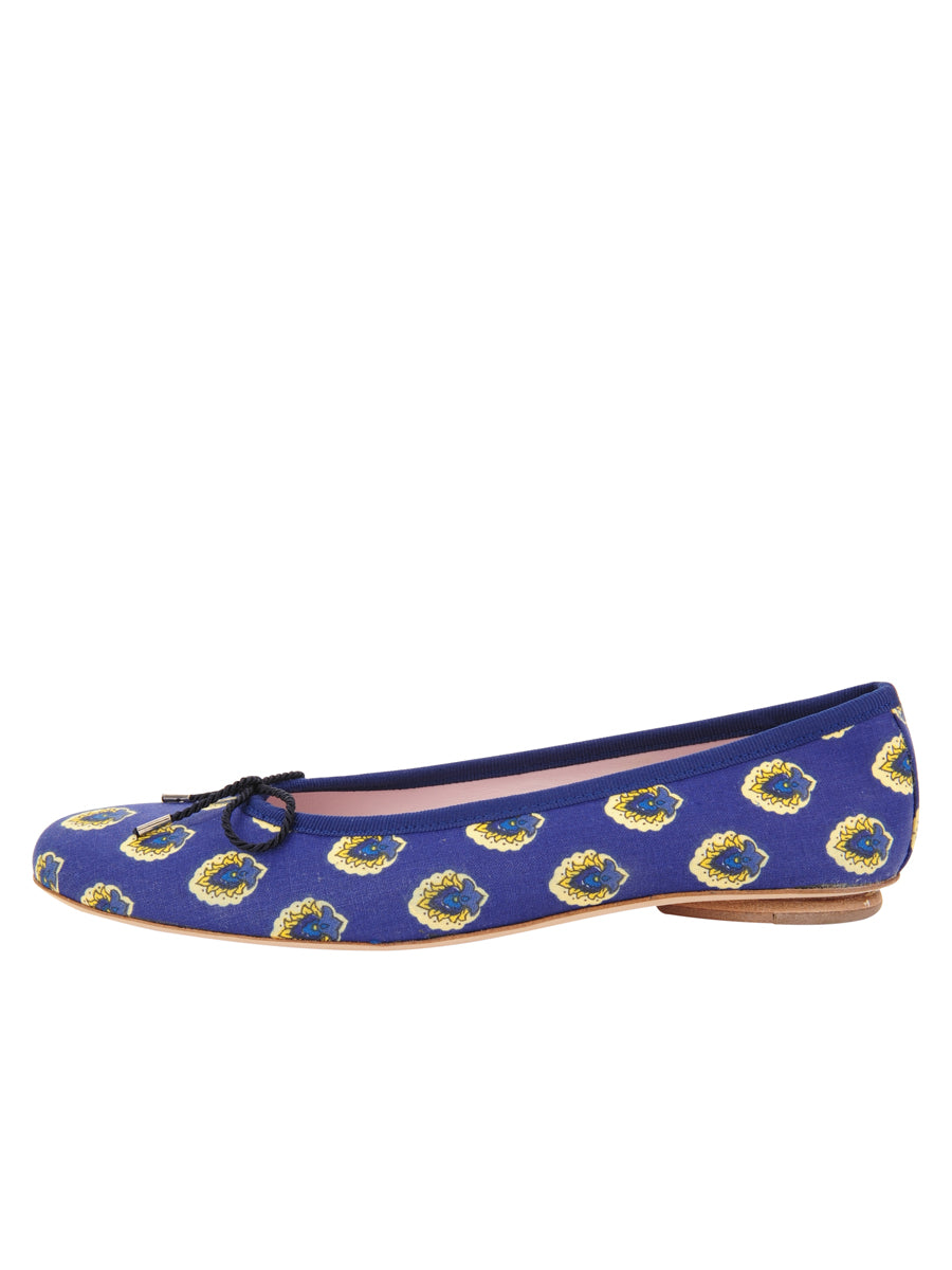 Country Provençale Fabric Ballet Flat