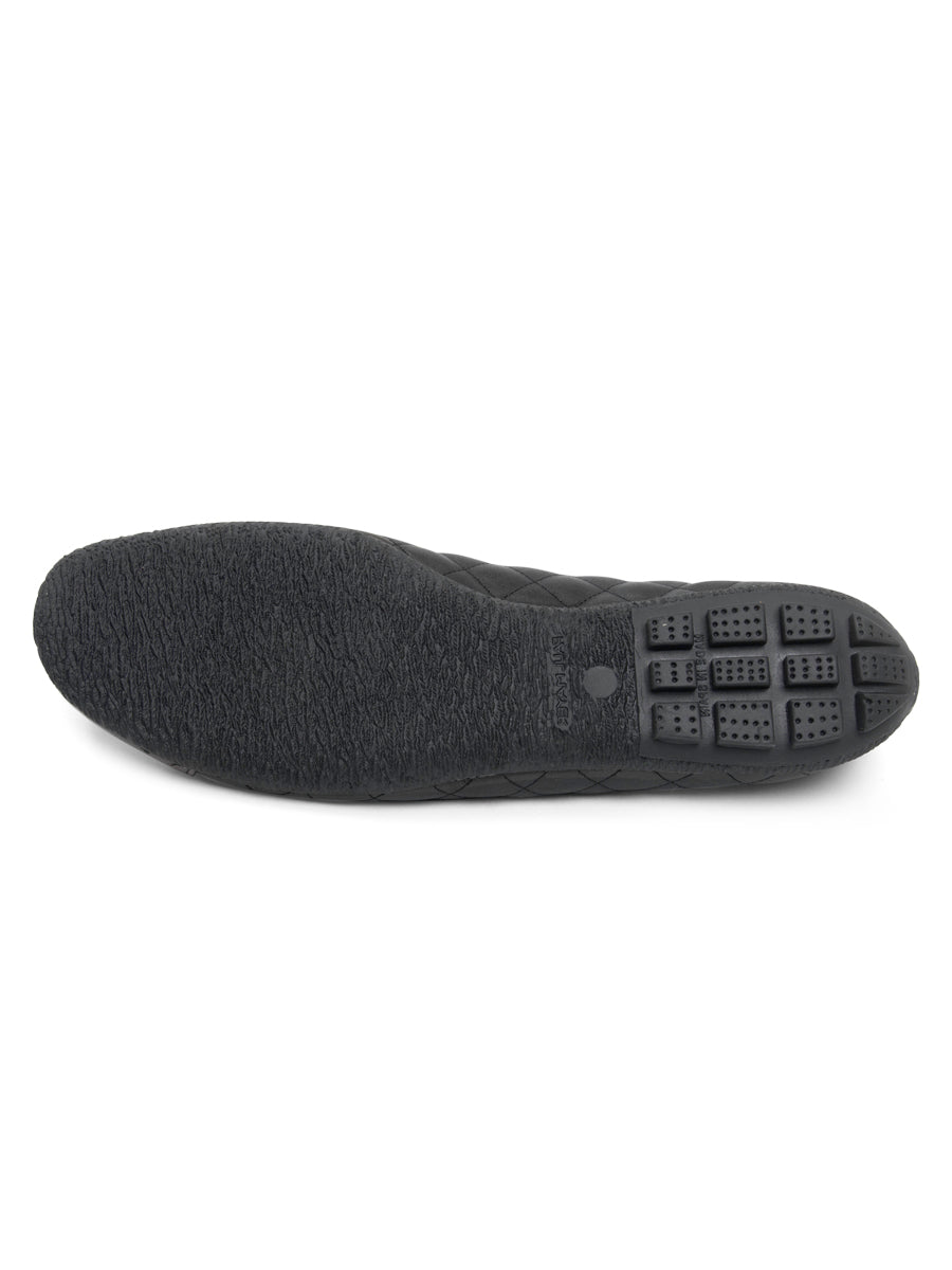 Cozy Quilted Leather Ballet Flat