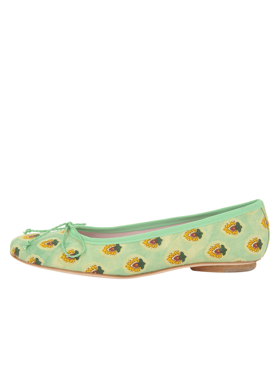 Country Provençale Fabric Ballet Flat