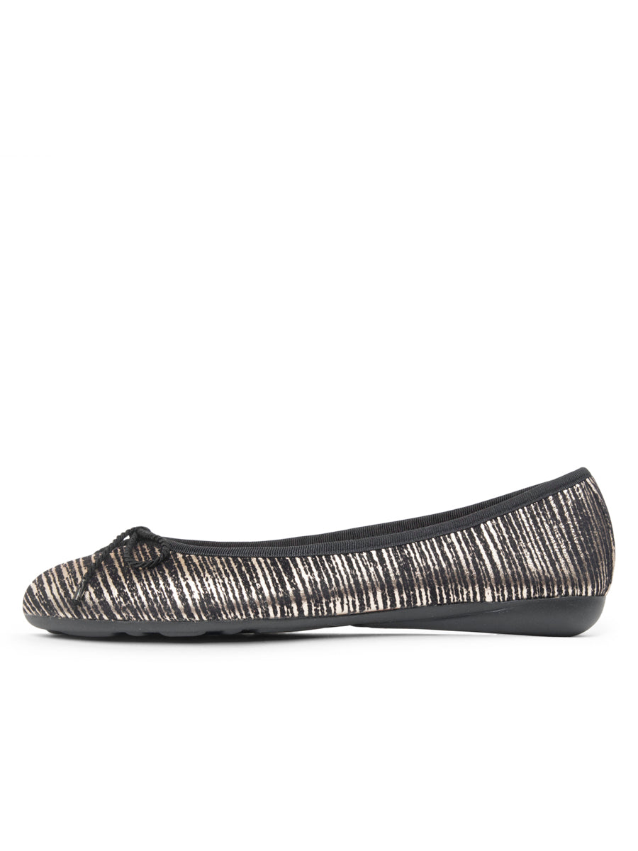 Bingo Striped Ballet Flat