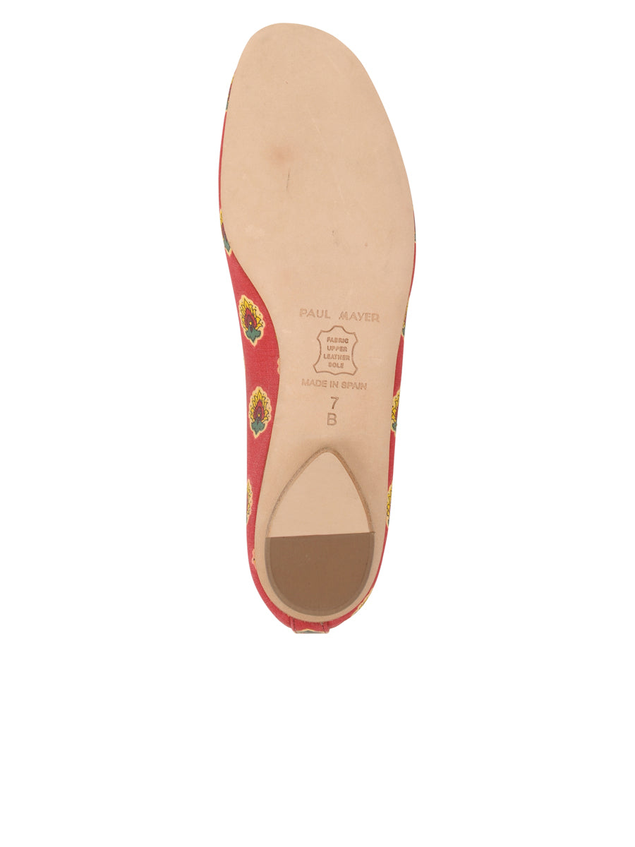 Country Provençale Fabric Ballet Flat