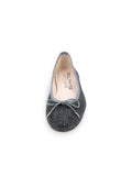 Bingo Textured Leather Ballet Flat