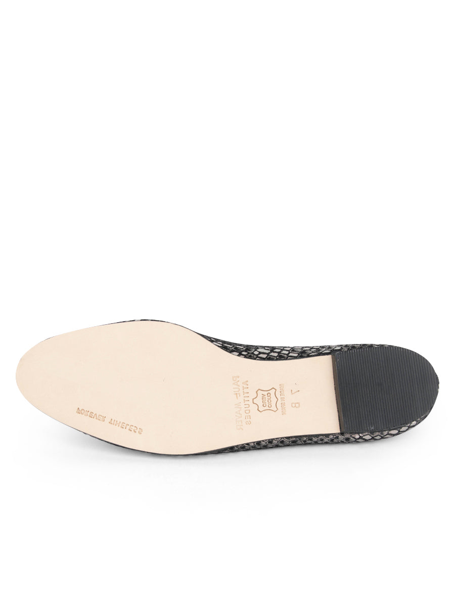 Luxe Snake Ballet Flat