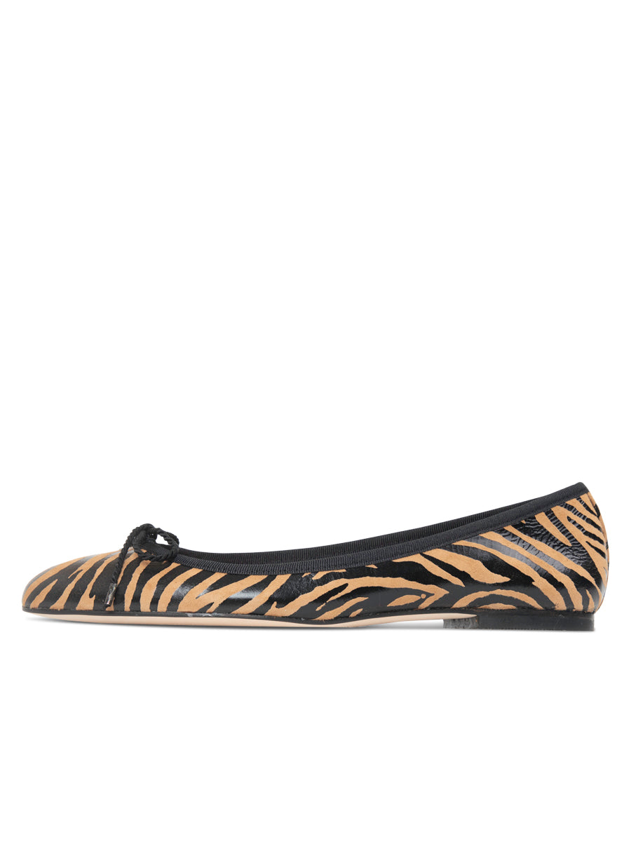 Luxe Zebra Ballet Flat