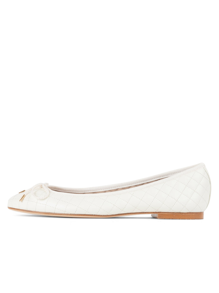 Lido Quilted Leather Ballet Flat